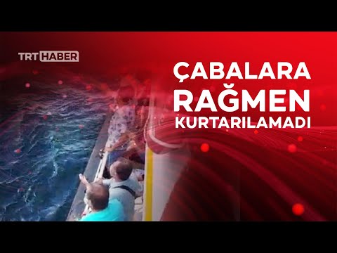 İstanbul'da vapurdan denize düşen adam hayatını kaybetti