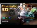 Sci-Fi Cooking Robot | Maya Tutorial PART: 6 #3d #maya #animation #vfx #3d #tutorial #youtube