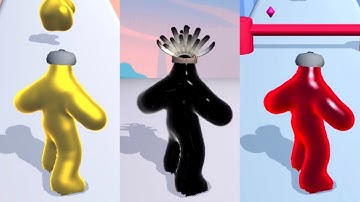 Blob Runner 3D 🟡⚫️🔴All Levels Gameplay Walkthrough Android, iOS