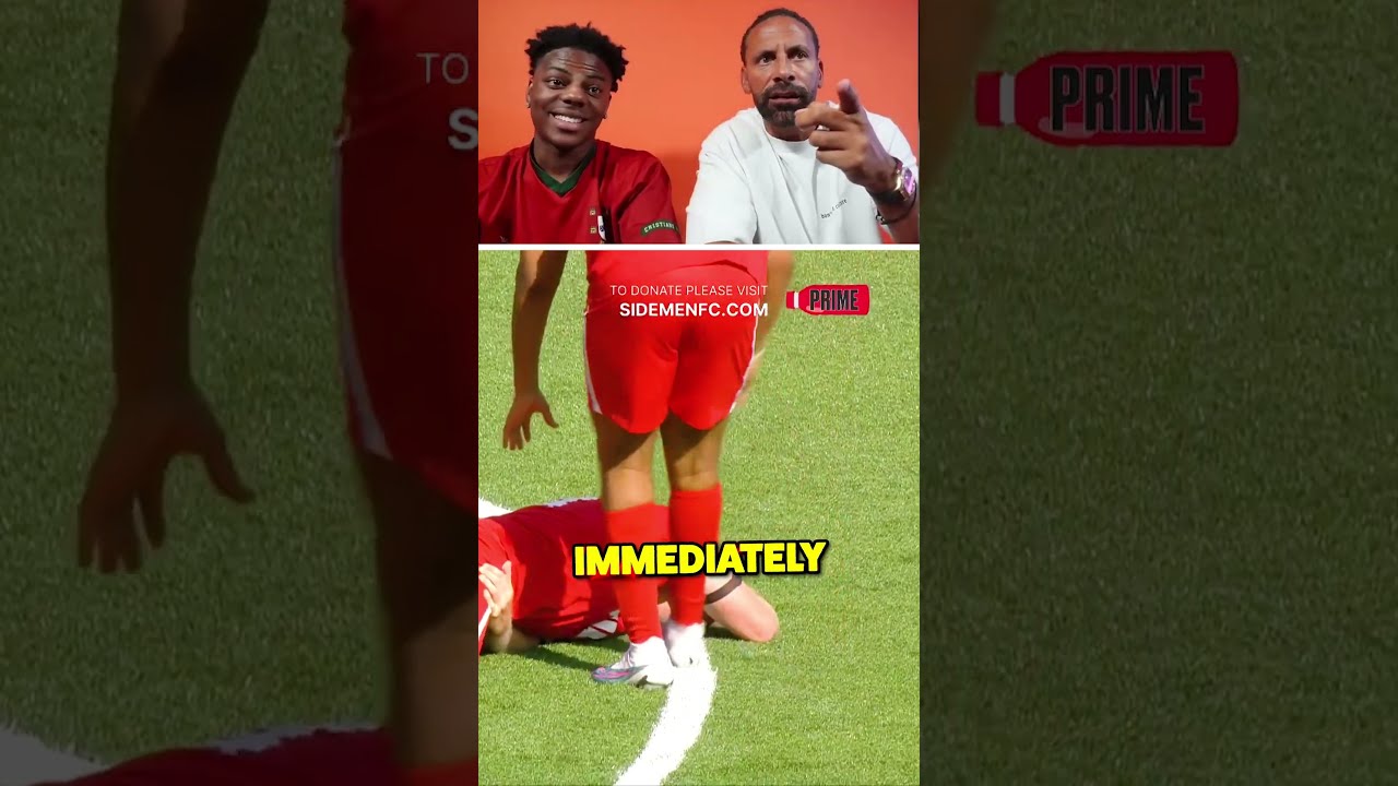 iShowSpeed & Rio Ferdinand REACT to Theo Baker's Injury