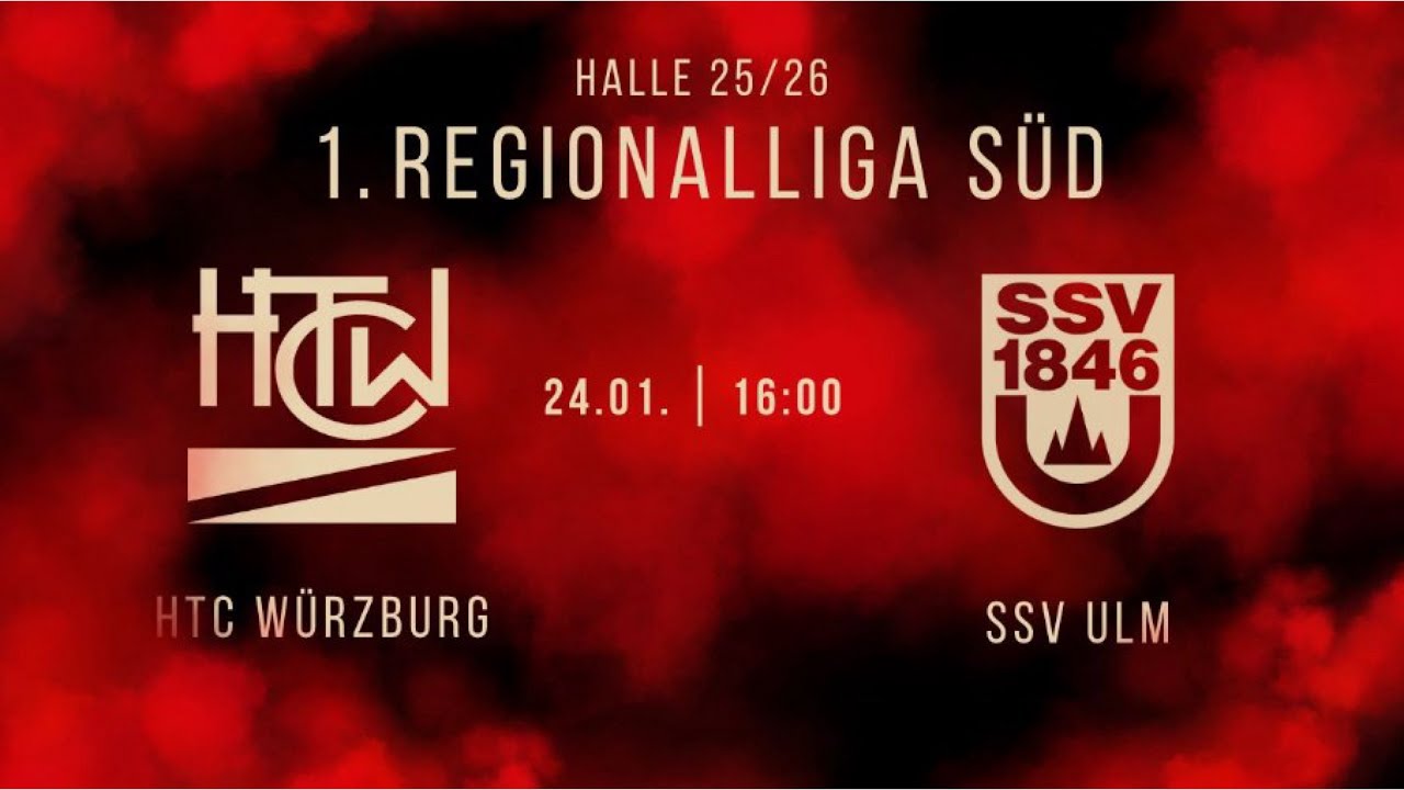 1. Regionalliga Süd Halle 25/26 | HTC Würzburg vs SSV Ulm