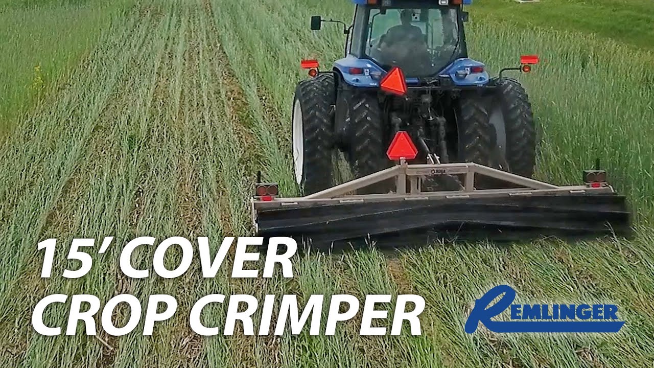 Cover Crop Roller Crimper YouTube