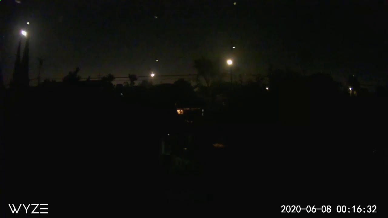 [Wyze Cam Time-Lapse] Sunset 👉 Moonrise 👉 Moonset