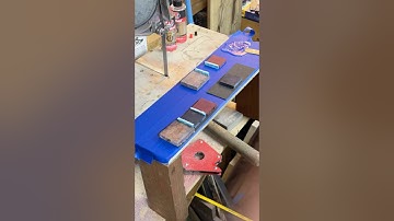 How to make knife handle scales #knifehandle #scales #handmade #knifecommunity #shorts