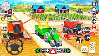 Indian Tractor Driving Simulator 3D-Real Farming Transporter Walkthrough 2025__Android Gameplay screenshot 3