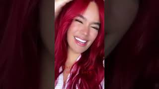 karol G Y Su Nuevo Luck  De Rojo 💯 Hace Tendencia