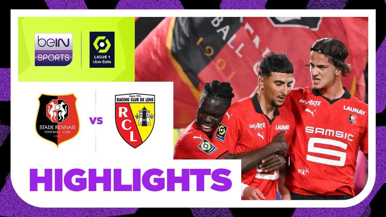 Rennes v Lens | Ligue 1 23/24 | Match Highlights - YouTube