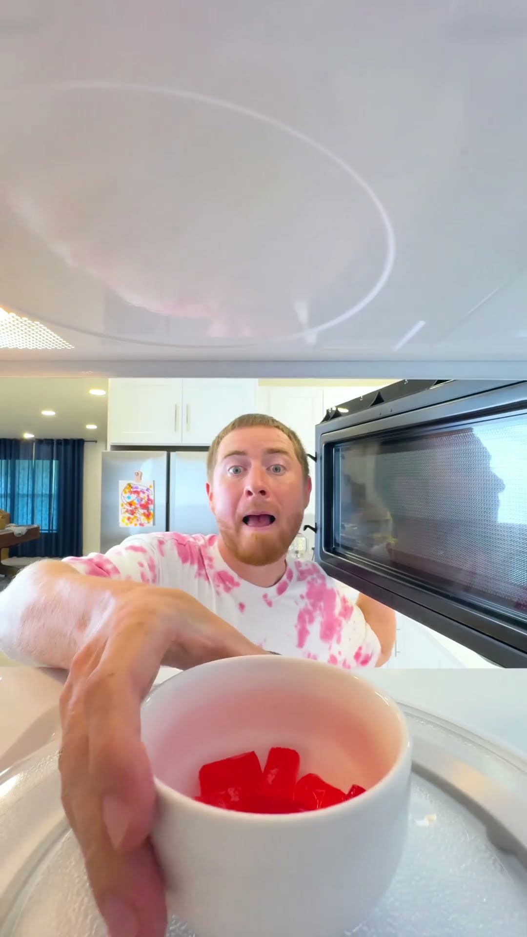 I BLEW a BUBBLE out of a CANDY ??? #shorts #khamitovy #martaandrustam
