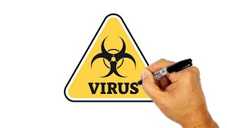 How To Draw Virus Logo