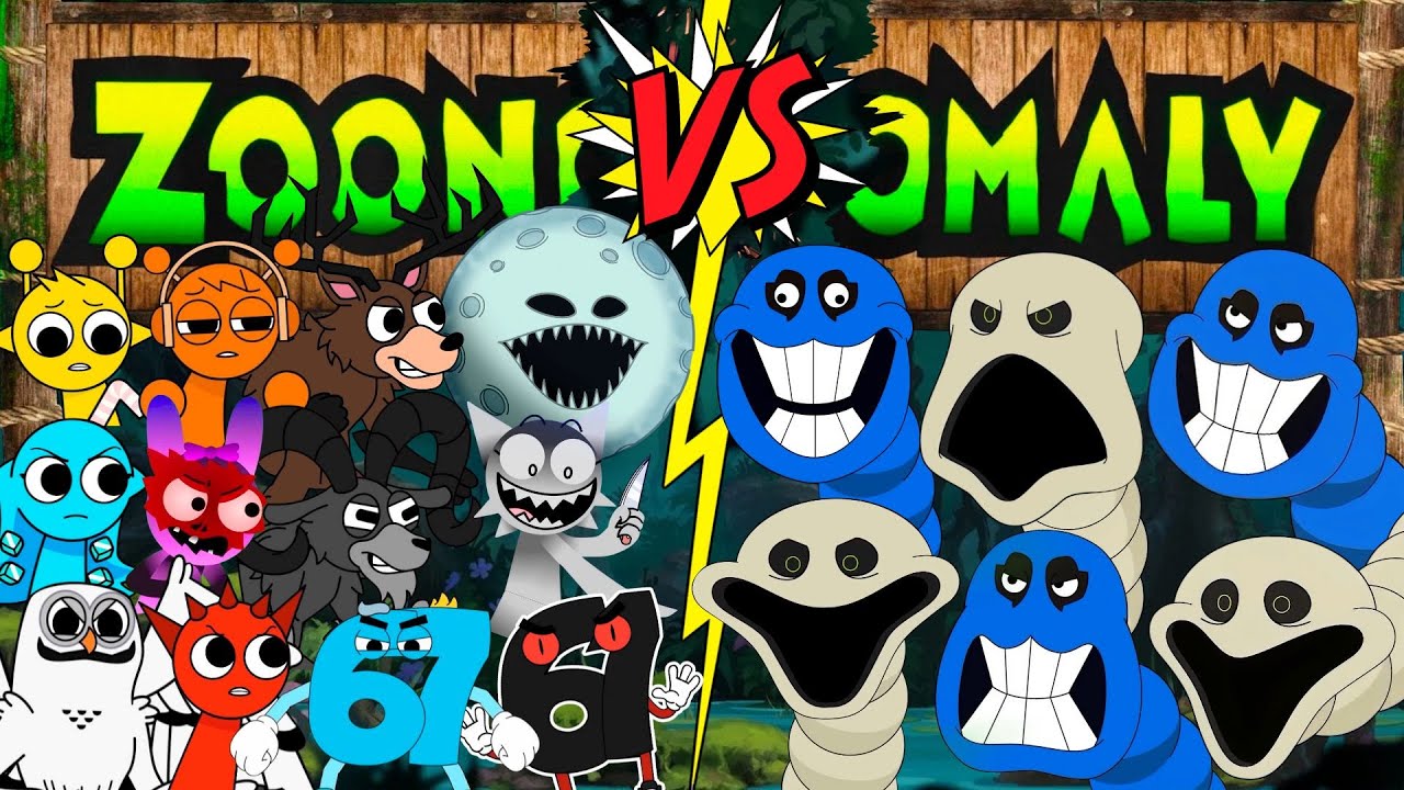 MEGAMIX ZOONOMALY | INCREDIBOX SPRUNKI, 99 NIGHTS, 67 VS HUNGRY SNAKE & BIG WORM | BATTLE COVER #4