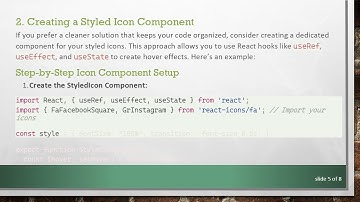 How to Change fontSize in React Icons Using Styled Components with Hover Effects