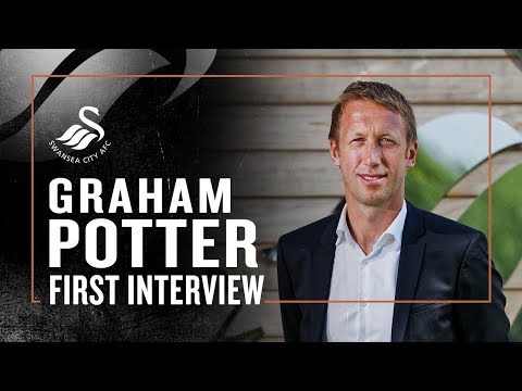 Graham Potter's first Interview as Swansea City manager