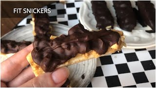 Fit Snickers Tarifi Fırınsız Miksersiz Tatlı Tarifi