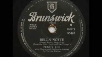 PEGGY LEE - BELLA NOTTE - Brunswick 5483 (1955) DoGramofonuPL PEGGY LEE - BELLA NOTTE - Brunswick 5483 (1955) DoGramofonuPL