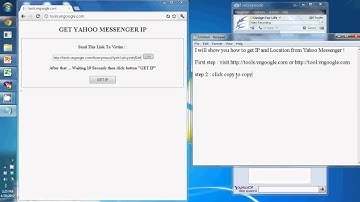 Free Tool to Get/Hack Yahoo IP, Yahoo Location through Yahoo Messenger in 15 seconds