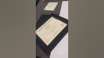 Diploma framing at our frame shop in Hasbrouck Heights nj #nj #frameshop #artwork #homedecor #hasbr