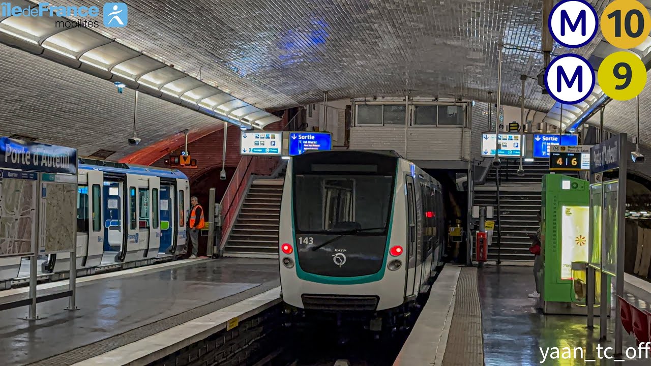🇫🇷 PARIS : Le MF01 croise le MF19 – Un moment HISTORIQUE dans le métro 