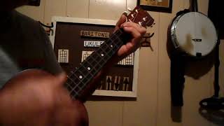 how to play long haired country boy with baritone ukulele