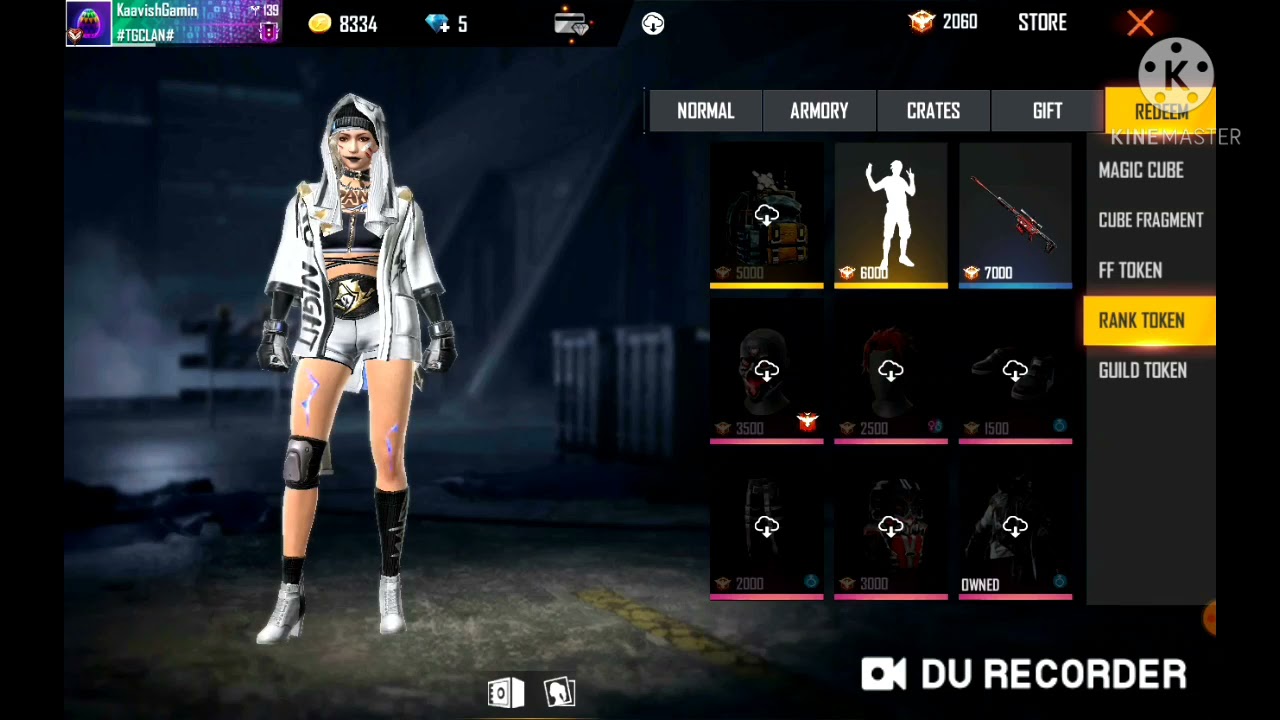 Buying the ff rank token pants in ff