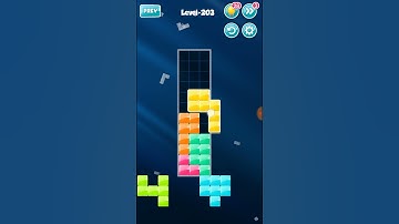 Block! Basic Rookie Level 203 Walkthrough Solution