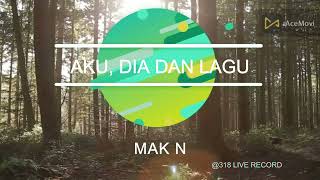 Aku Dia Dan Lagu  Wann  Cover By Mak N   Record 