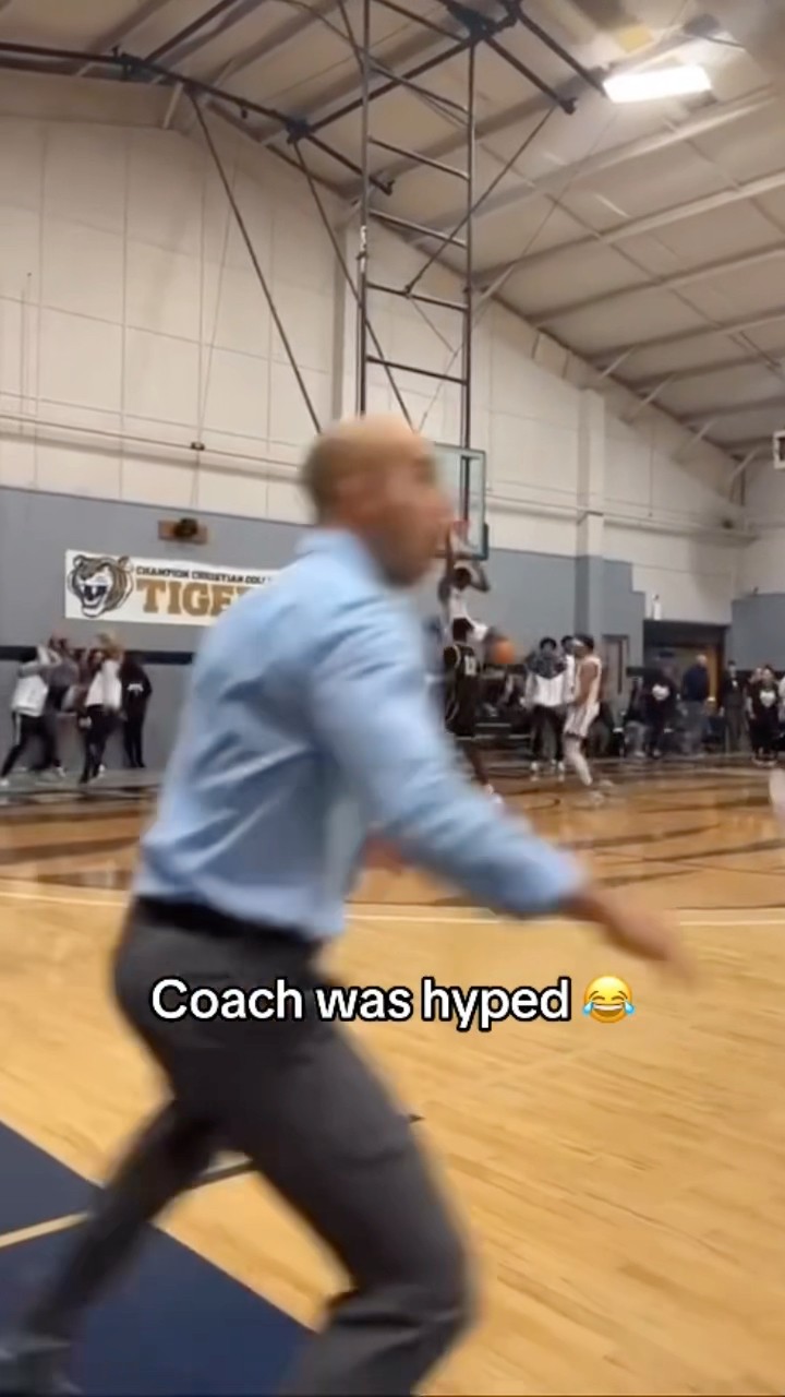 Coach was HYPED ??