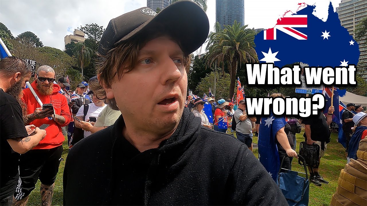 I went to the Australia Unites Rally Brisbane.... half the crowd left