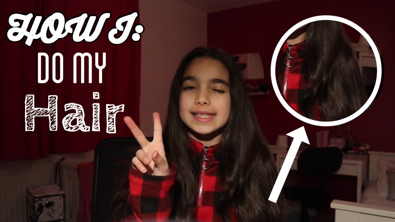 How I do my hair (everyday) part 1 - YouTube