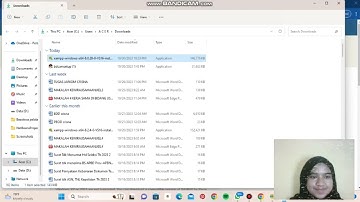 Instalasi XAMPP oleh mahasiswa Teknik Informatika Universitas Abdurrab