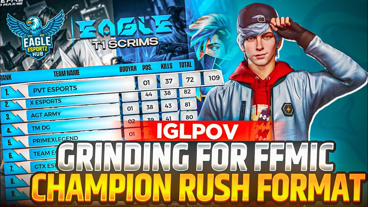IGL POV 👀 Champion Rush Madness 🔥 | Grinding for FFMIC 🏆 
