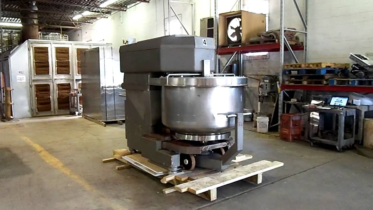 VMI Spiral Mixer, Running, Part Two YouTube