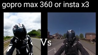 GoPro MAX 360 vs Insta 360x3