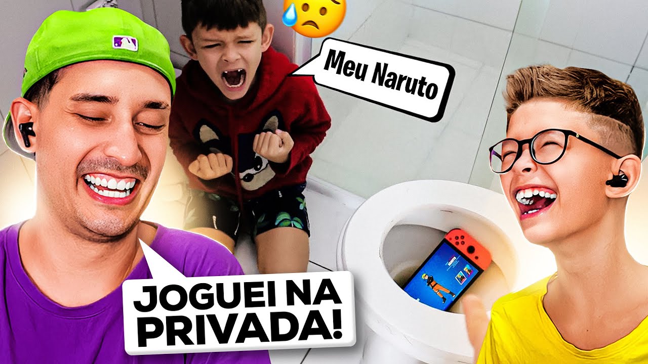 Reagindo ao Pior Vídeo do Canal Lhama Roxa Nintendo na Privada