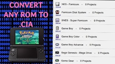 HOW TO CONVERT ANY ROM TO .CIA FILE AND SAVE (GB,GBA,GBC,NES,SNES,FAMICON) 3DS NSUI 2020