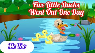Five Little Ducks/Five Little Ducks Went Out One day/Action Song for Kids/Nursery Rhyme/Class 1 Song
