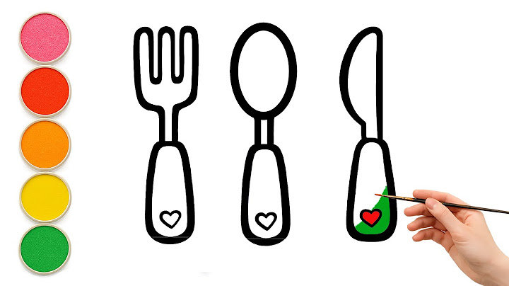 Let's Draw Spoon, Fork & Knife! | Easy Cutlery Drawing for Kids