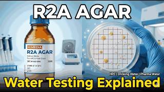 R2A Agar for Water Testing | HPC, Purified Water, WFI & Drinking Water Microbiology