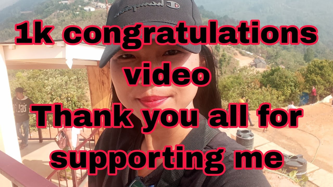 1k Congratulations video// Thank you for supporting me. - YouTube
