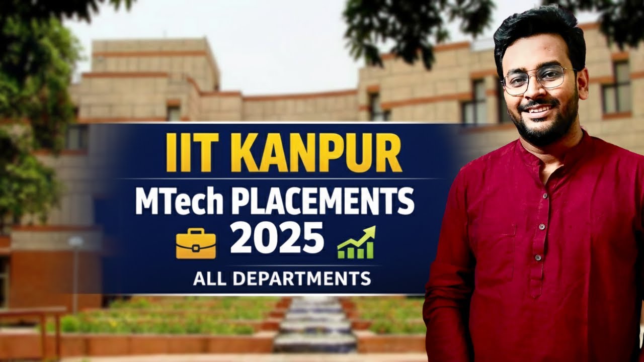 Трудоустройство выпускников IIT Kanpur в 2025 году 🎓 | Набор персонала по факультетам, компании и...