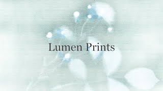 C&GXCC Lumen Prints Demo