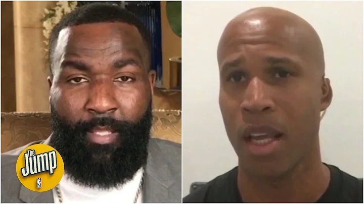 Richard Jefferson and Kendrick Perkins on the prot...