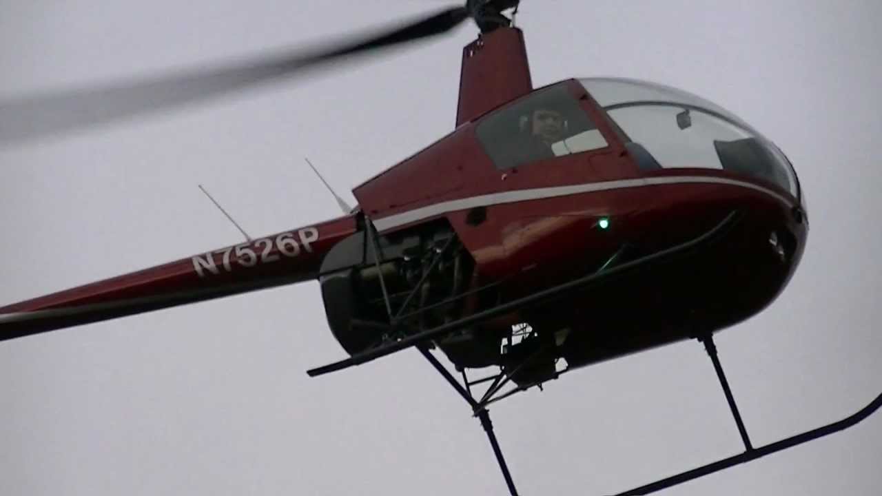 Robinson r22 fly over - YouTube