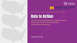 Data to Action: How to Use Searchable Data Profiles to Improve Practice and Policy on Homelessness