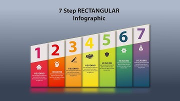 1.Adobe Illustrator Tutorial -  7 Step RECTANGULAR Infographic Design