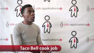 Taco Bell Cook Job Content