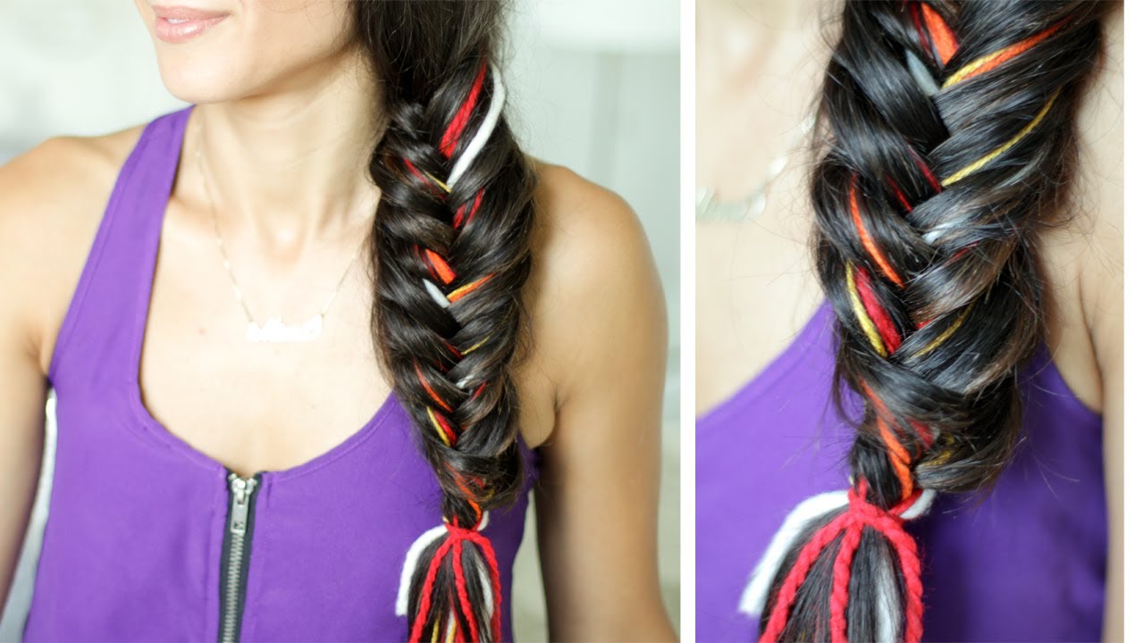 Lace Fishtail Braid Hairstyle | Hair Tutorial | Braids for long hair, Hair  tutorial, Braided hairstyles tutorials