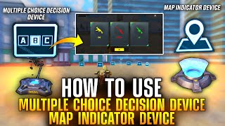 How To Use Multiple Choice Decision Device | Map Indicator Device | Multiple Gun Add Wow Map screenshot 5