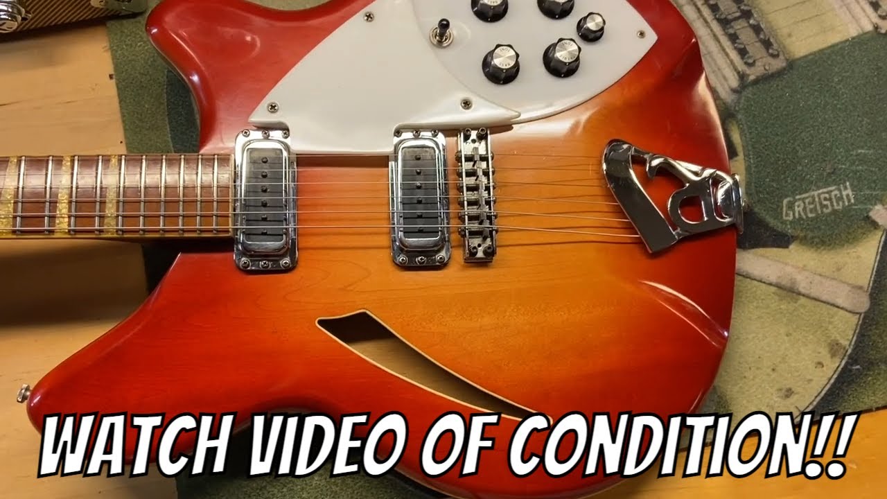 1973 Rickenbacker 360 Fireglo - YouTube