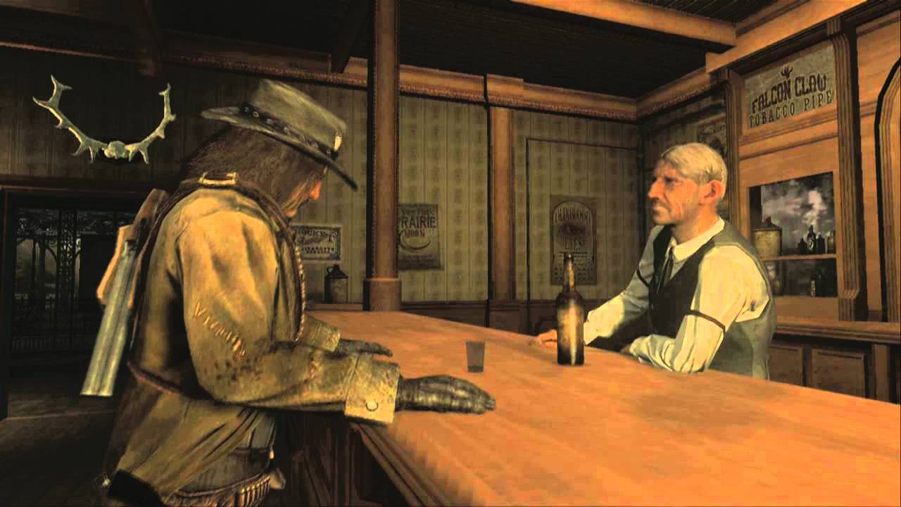 Getting Drunk on Red Dead Redemption - YouTube