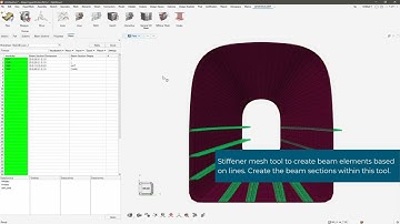 HyperWorks 2021: GFEM, Creating Beam Elements and Transforming 1D Elements to 2D